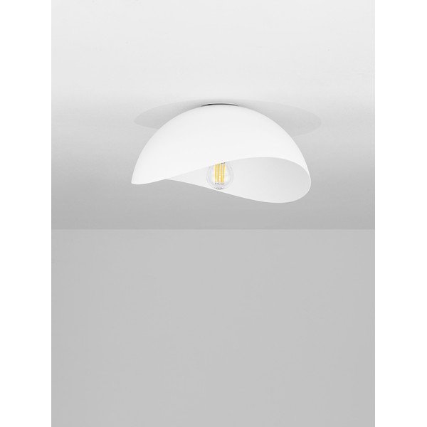 Метално осветително тяло за таван в матово бял цвят Opsi – Nova Luce-image-4