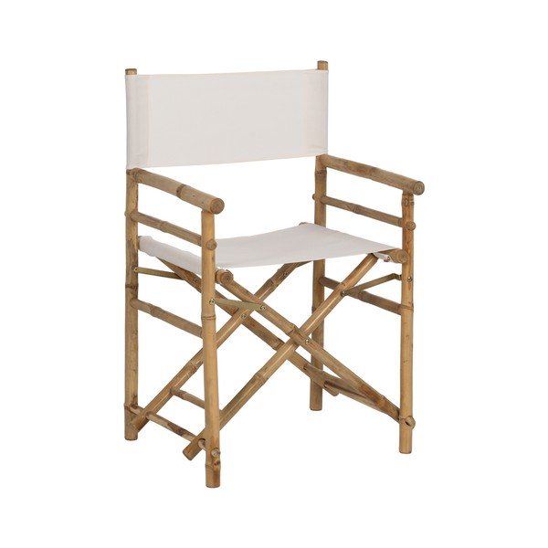 Бамбуков сгъваем трапезен стол в естествен цвят Director – Ixia