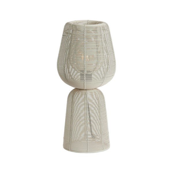 Кремава настолна лампа (височина 42 cm) Aboso – Light & Living-image-3