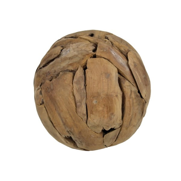 Dekorace z teakového dřeva HSM Collection Biag, Ø 30 cm