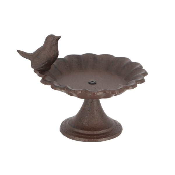 Мини чугунена хранилка за птици с птица на ниска поставка Birdy - Esschert Design-image-4