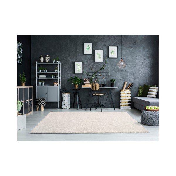 Bílý koberec Universal Khitan Liso White, 133 x 190 cm-image-2