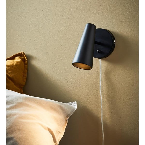 Черно стенно осветление , височина 17 cm Crest - Markslöjd-image-1