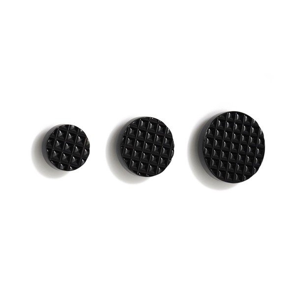 Set 3 věšáků Dandy Black-image-1