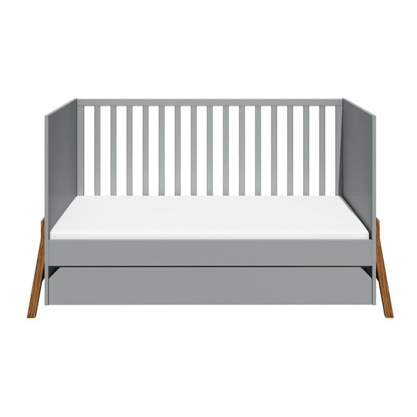 Сиво детско легло с чекмедже , 70 x 140 cm Lotta - BELLAMY-image-1