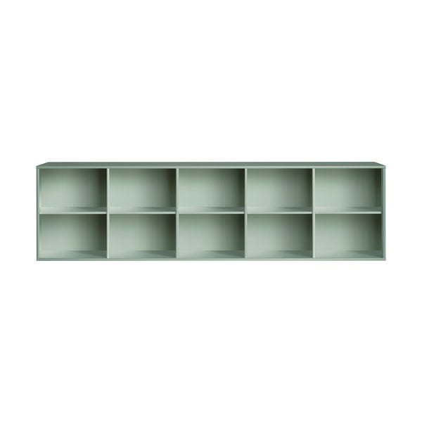 Светлозелена висяща библиотека 220x61 cm Mistral – Hammel Furniture