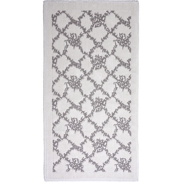 Сив и бежов памучен килим , 100 x 150 cm Sarmasik - Vitaus