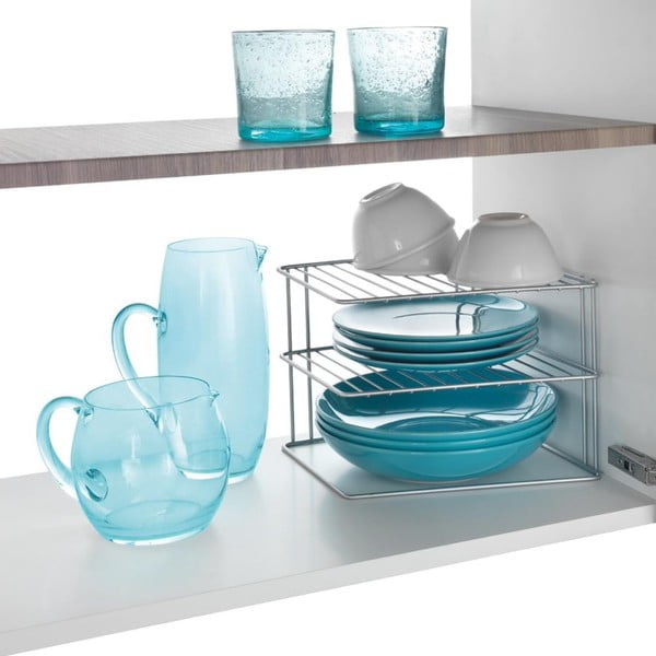 Стоманен допълнителен рафт в сребрист цвят 25x25 cm Palio – Metaltex-image-3