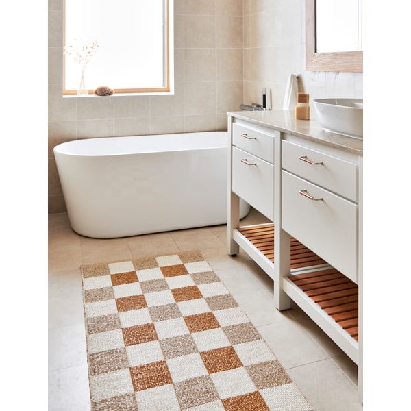 Пътека за открито и закрито в цвят жълта охра и бежова 70x240 cm Pix Vanilla Ochre – Pappelina-image-4