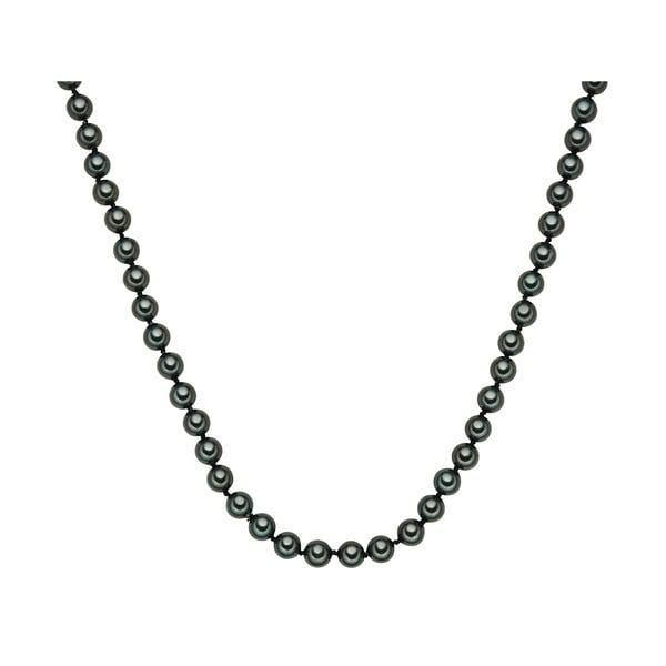 Zelený perlový náhrdelník Perldesse, ⌀ 0,8 mm, délka 40 cm