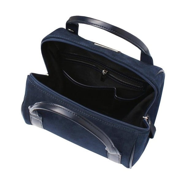 Kožená kabelka Boscollo Navy 2158-image-2