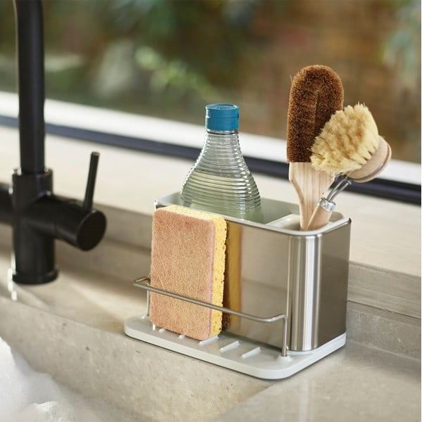 Метална стойка за перилни препарати в сребрист цвят  Surface – Joseph Joseph-image-1