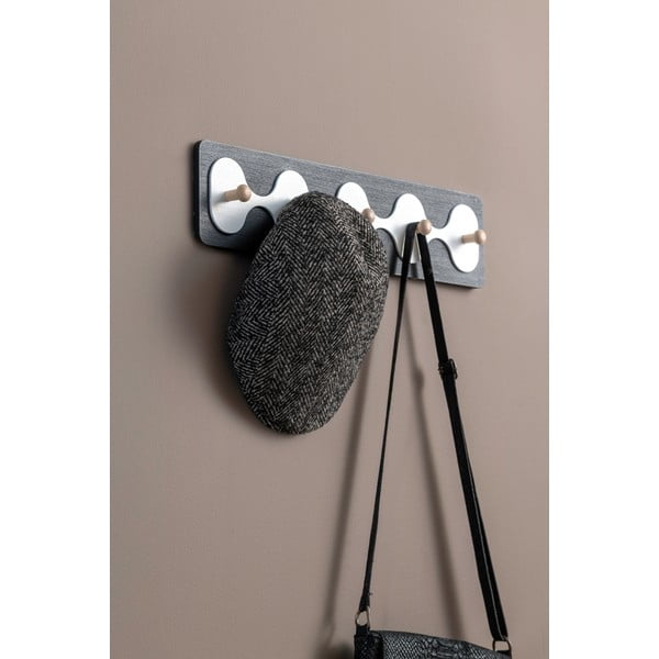 Черна стенна закачалка 48 cm Rizar  – PT LIVING-image-1