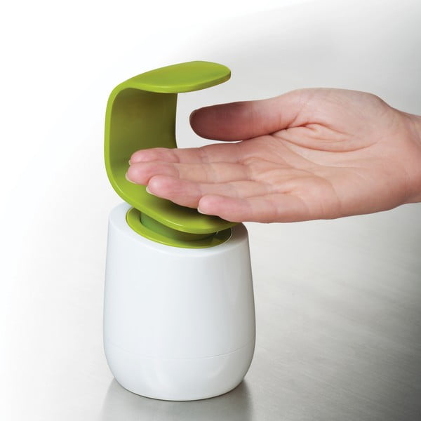 Bílo-zelený dávkovač mýdla Joseph Joseph C-Pump, 237 ml-image-2