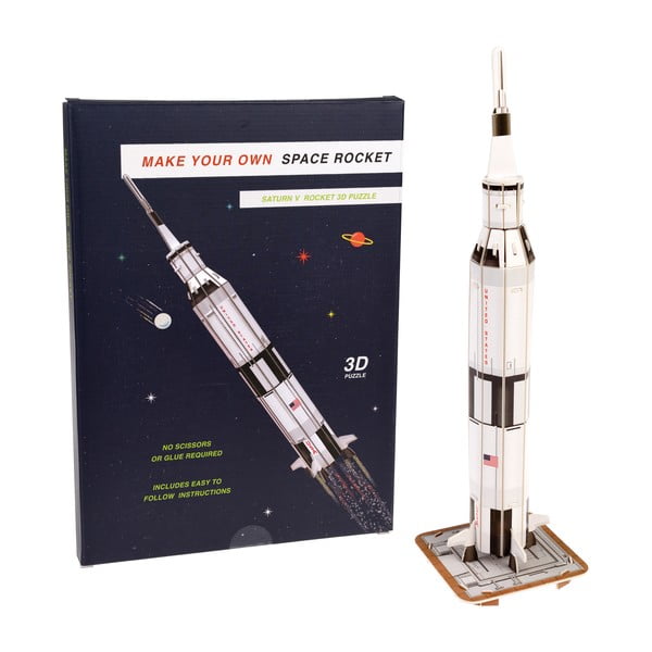3D пъзел с космическа ракета Space Rocket - Rex London