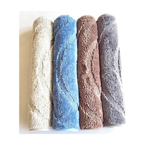 Синя постелка за баня 50x80 cm - JAHU collections-image-3