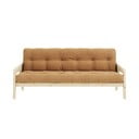 Разтегателен диван горчица 204 cm Grab Clear - Karup Design