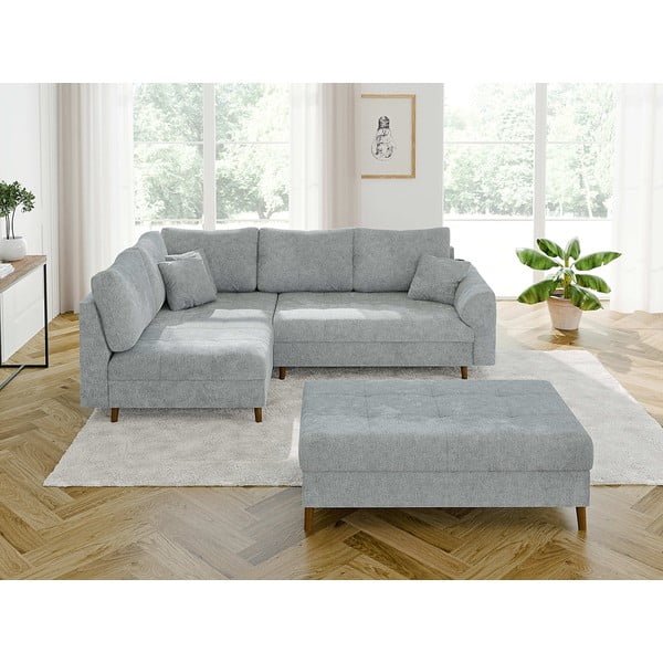 Светлосива табуретка Ariella – Ropez-image-3