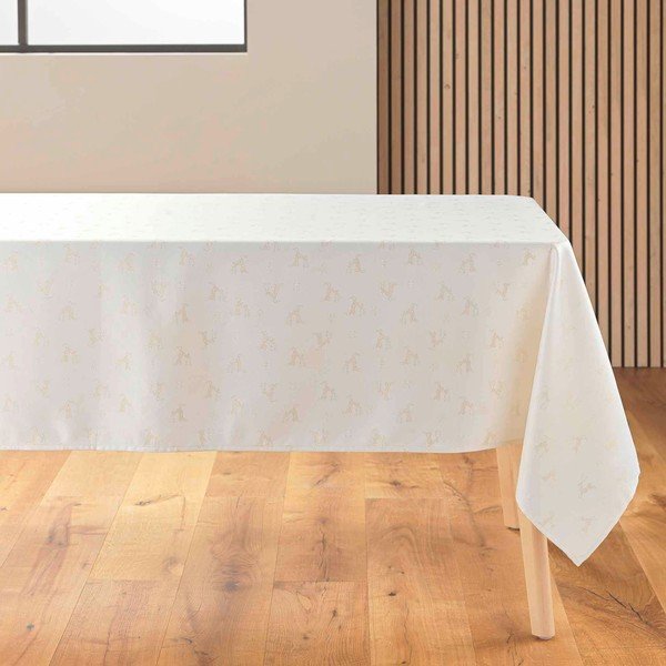 Покривка за маса с коледен мотив от жакард 140x250 cm Les Rennes – douceur d'intérieur-image-1
