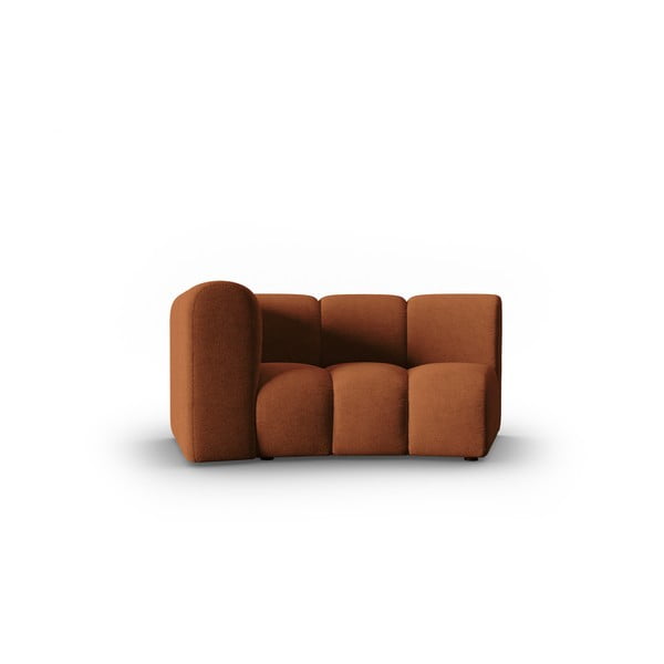 Модул за диван в меден цвят (ляв ъгъл) Lupine - Micadoni Home