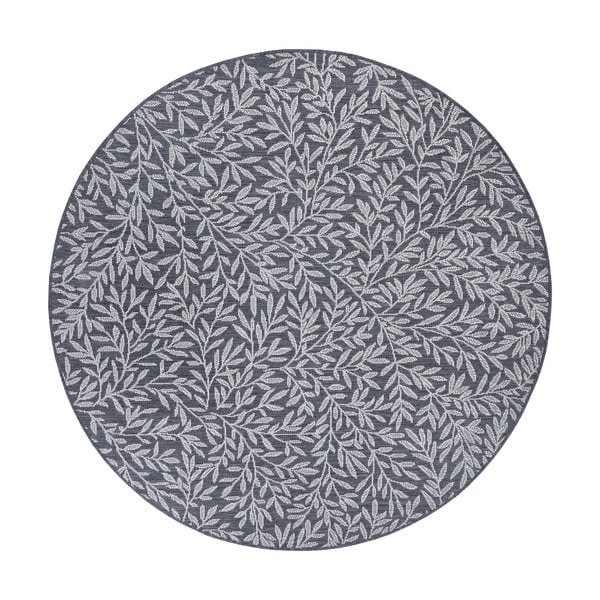 Антрацит кръгъл килим ø 120 cm Twig - Hanse Home