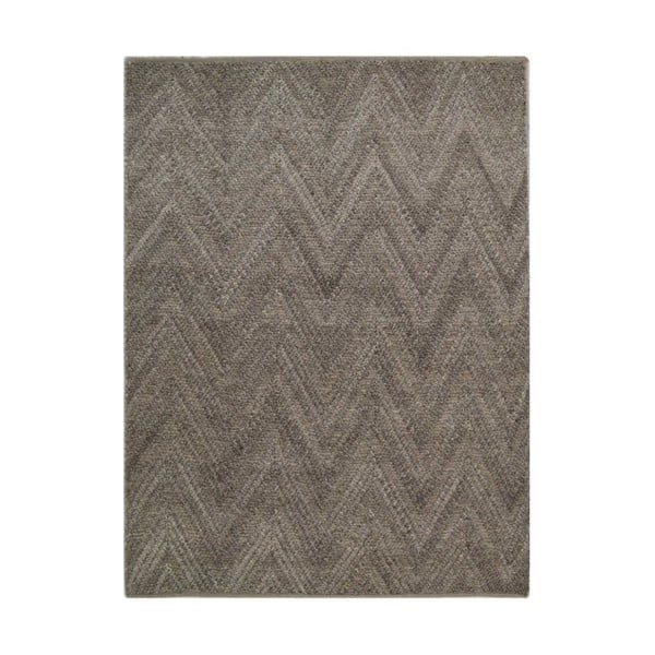 Šedý vlněný koberec The Rug Republic Taylor, 230 x 160 cm