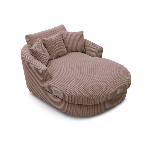 Розово кресло от рипсено кадифе Belem – Bobochic Paris-image-4