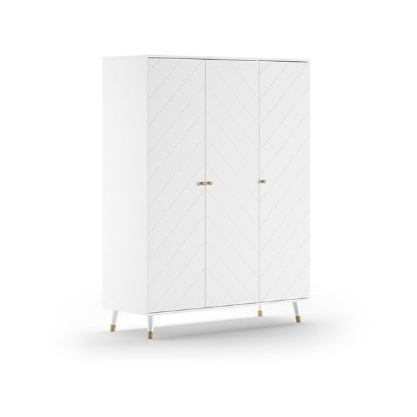 Бял детски гардероб 150x200 cm BILLY – Vipack