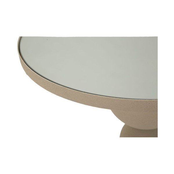 Кръгла странична масичка със стъклен плот ø 40,5 cm Dune – Mauro Ferretti-image-3