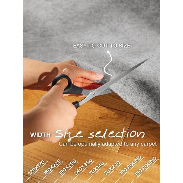Подложка против хлъзгане под килима 160x225 cm Solid – Vikosa-image-4