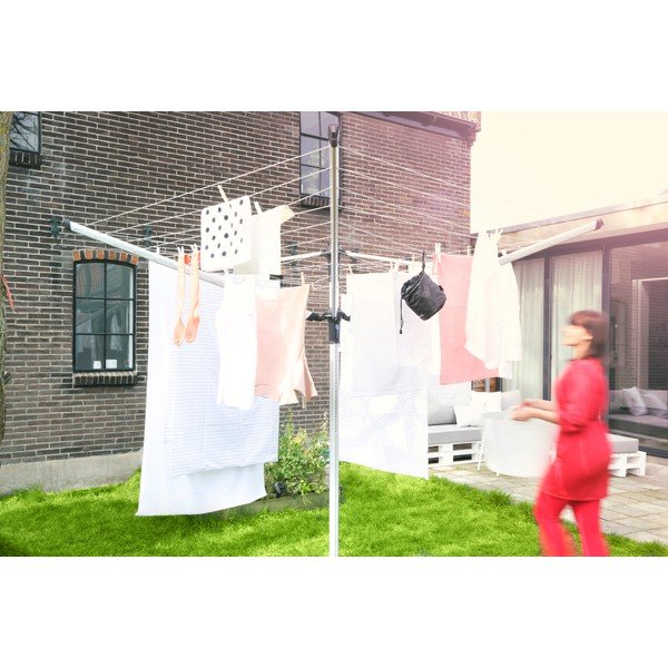 Градинска сушилня за дрехи в сребрист цвят 50 m Lift-o-Matic Advance – Brabantia-image-4
