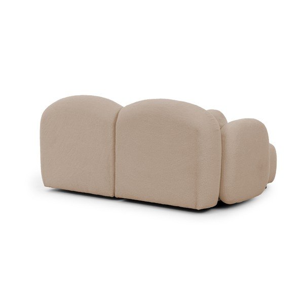 Светлокафяв ъглов диван от букле (ляв ъгъл) Orbit – Ropez-image-3