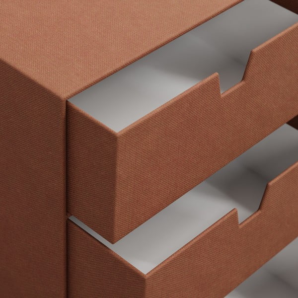 Картонен органайзер с чекмеджета Ingrid Restore Paper Laminate – Bigso-image-3