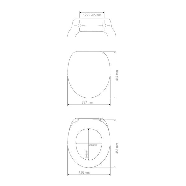 Тоалетна чиния с автоматично затваряне 34,5 x 45,5 см Palma – Wenko-image-4