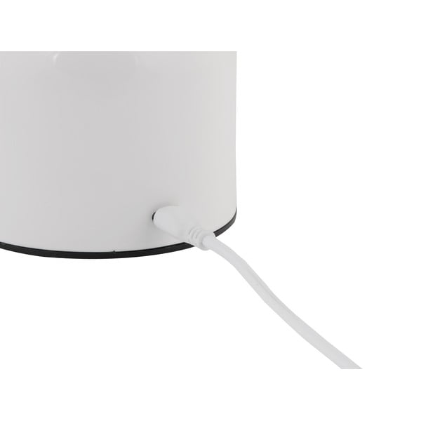 Бяла LED настолна лампа с метален абажур (височина 14 cm) Impetu – Leitmotiv-image-4