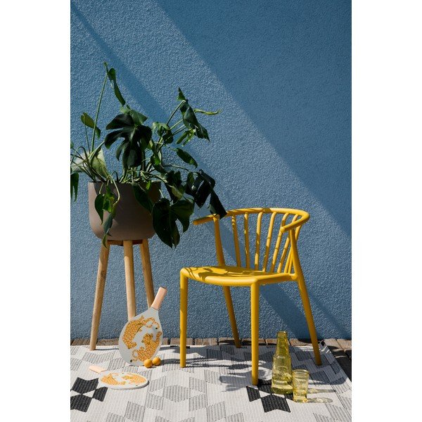 Жълт градински стол Capri - Bonami Essentials-image-1