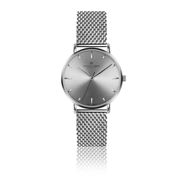 Унисекс часовник със сребриста каишка от неръждаема стомана Maglia - Frederic Graff