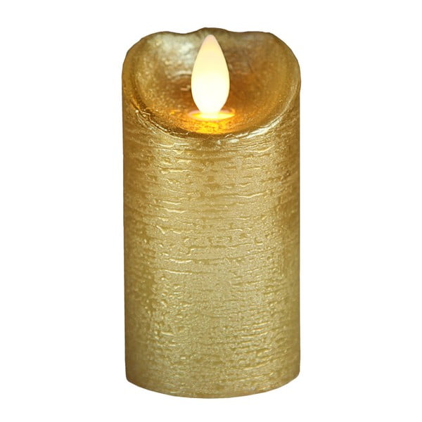 LED свещ в златист цвят Glow Flame - Best Season