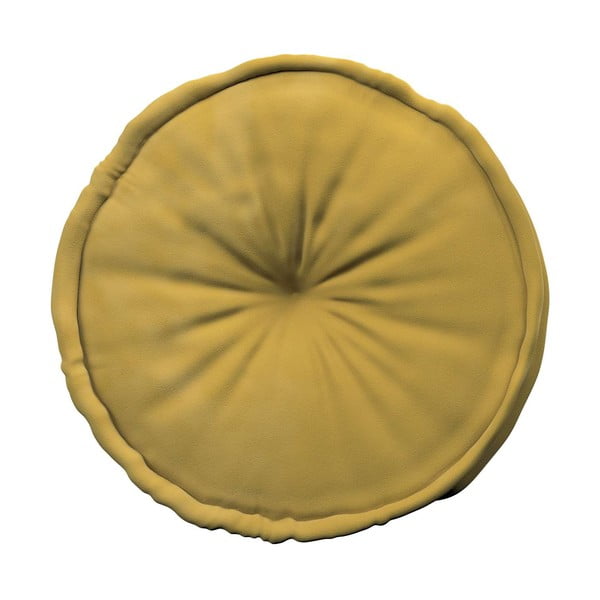 Sedací vak Posh Velvet – Yellow Tipi-image-1