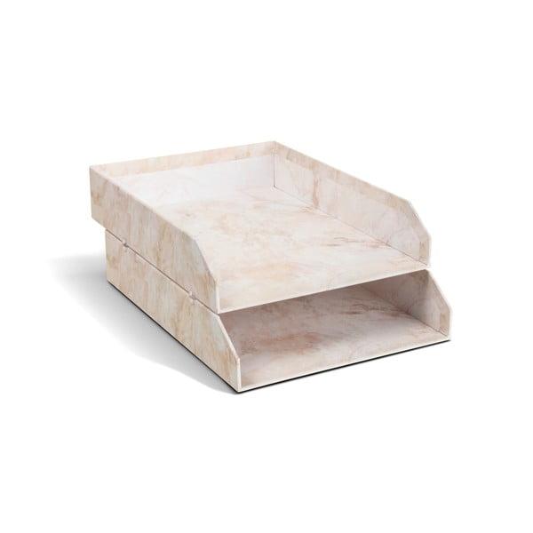 Картонени органайзери в комплект от 2 бр. за докумнети Hakan Paper Laminate – Bigso