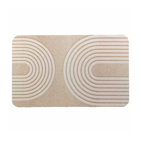 Светлокафяв килим за баня 50x80 cm Adriel – douceur d'intérieur