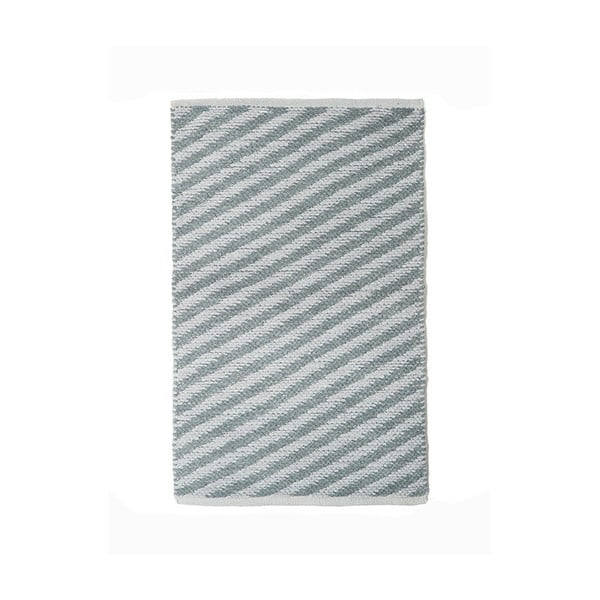 Сив памучен ръчно тъкан килим Pipsa Diagonal, 60 x 90 cm - TJ Serra