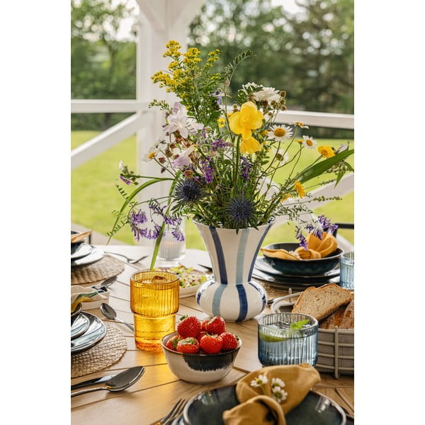 Керамична ръчно рисувана ваза Signature - Kähler Design-image-3