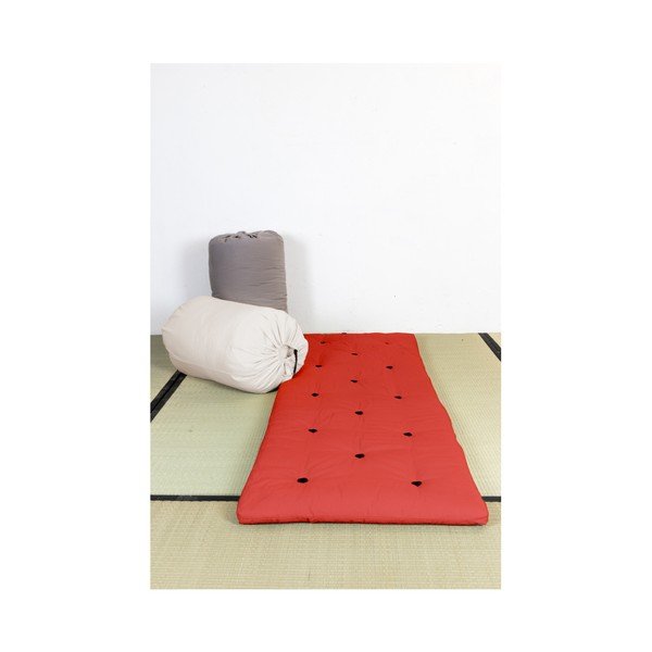 Futon/postel pro návštěvy Karup Bed In a Bag Red-image-4