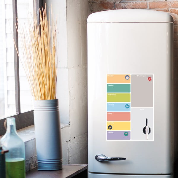 Магнитна дъска на хладилник Week Planner - Balvi-image-1