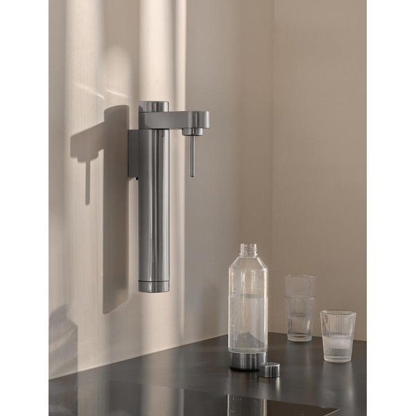 Машина за газирани напитки от неръждаема стомана в сребрист цвят Brus – Stelton-image-3