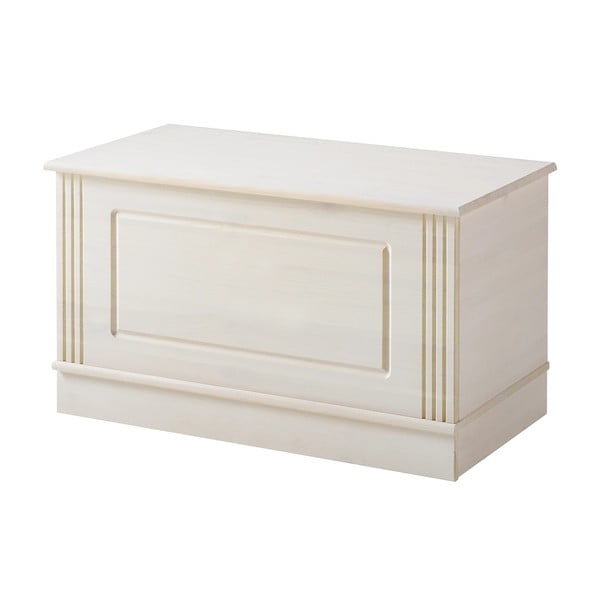 Бяла ракла от масивен бор 80x45 cm Anita – Støraa-image-2