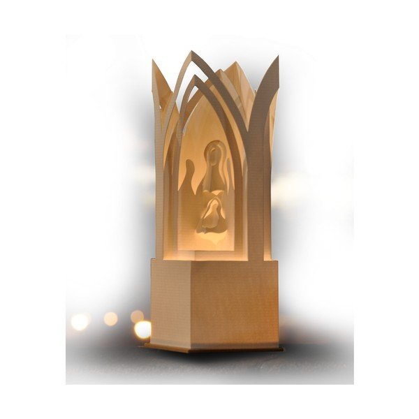 Svícen MooDoo Design Betlém Praha, výška 31 cm