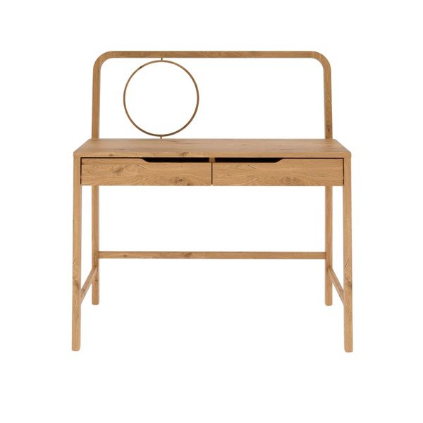 Тоалетка от масивен дъб 57x110 cm Twig – The Beds-image-3