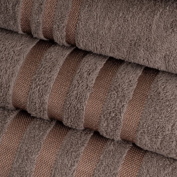 Кафява памучна кърпа от тери 50x100 cm Simple – Casa Selección-image-1